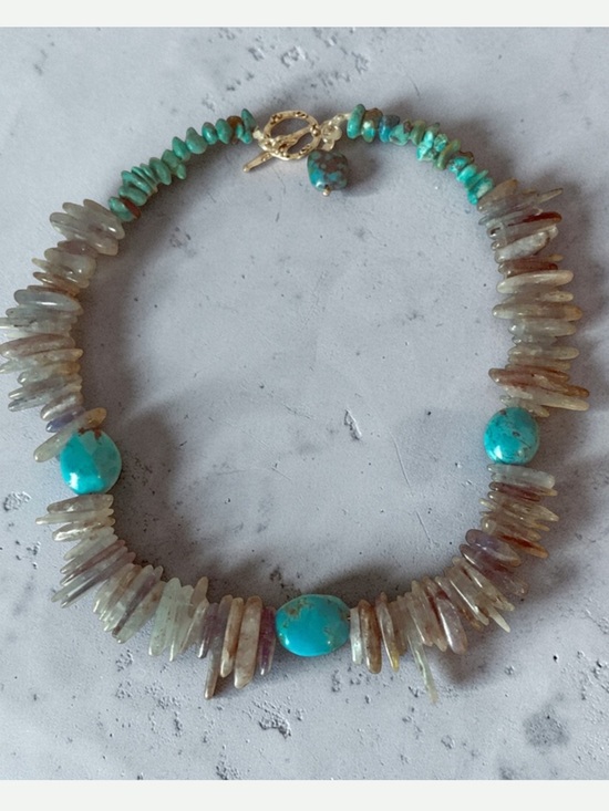 Jewelry - Handmade Genuine Turquoise Statement Necklace